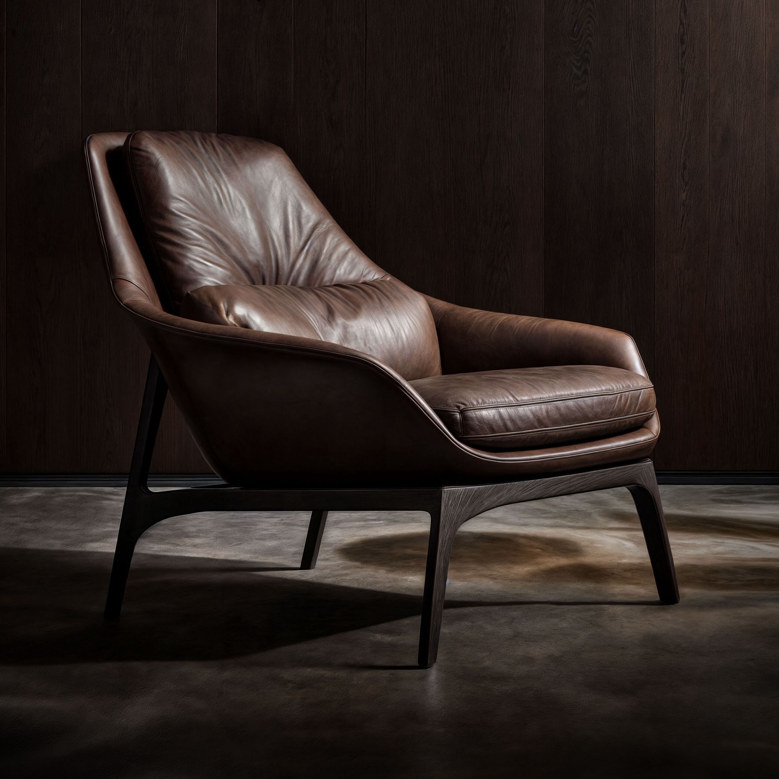 Кожаное кресло с подлокотниками Wayne Enterprises Home Collection WE-053 ARCH-00065742 - Вид №1