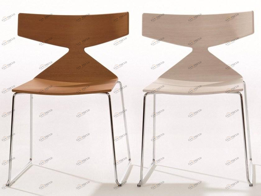 arper Штабелируемое кресло-санки Saya sun-id-1402101