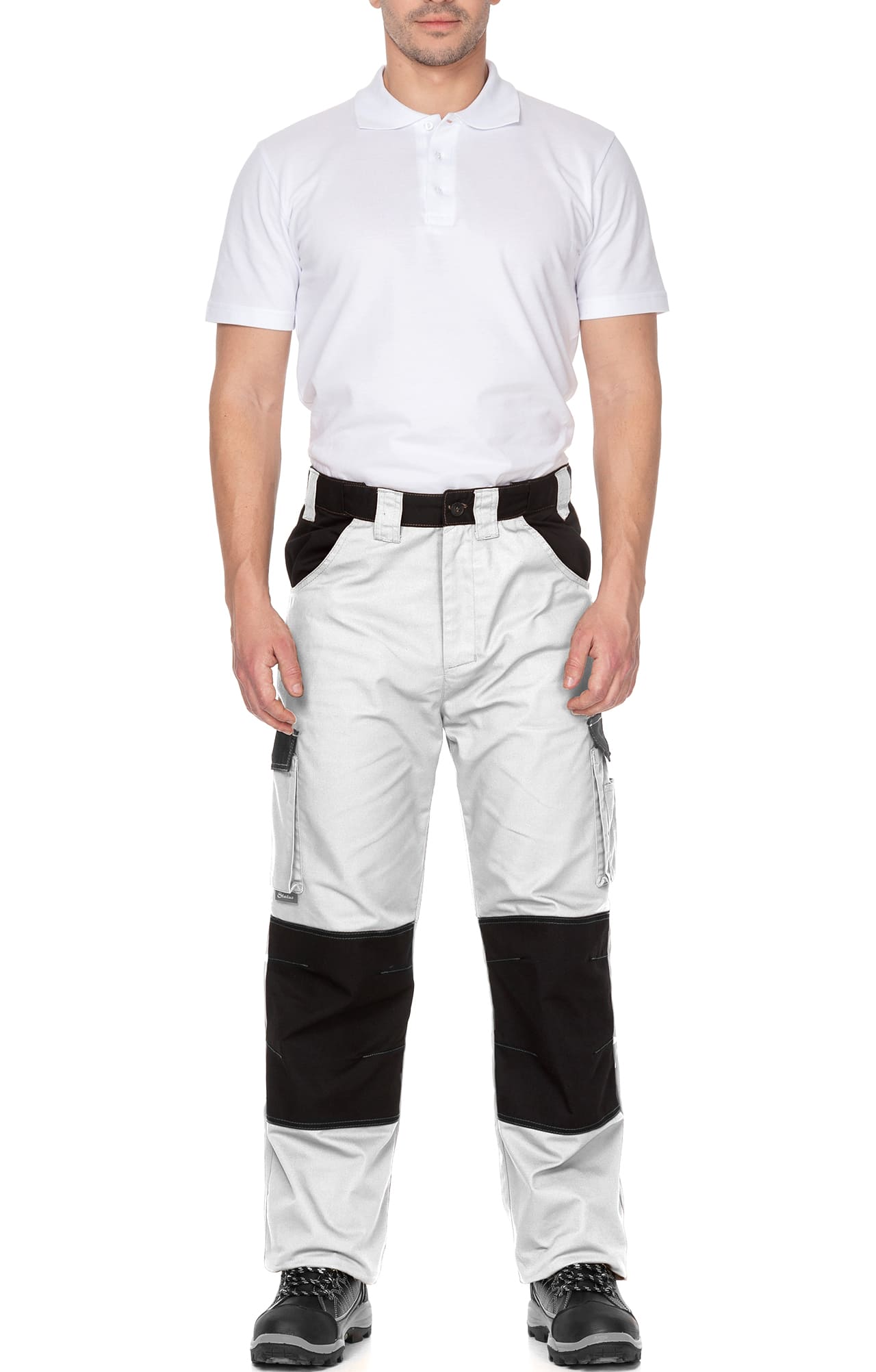 4974829 Костюм  NEW белый графит STATUS  Летняя спецодежда  размер 56-58/170-176  - Вид №16