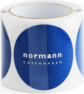 001075 Наклейки 40 шт. Blue Glitter Normann Copenhagen