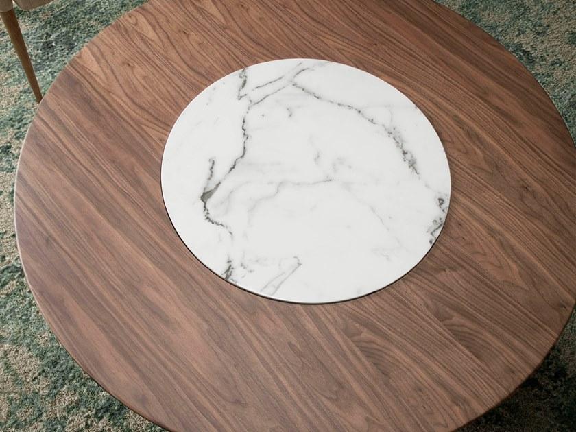 Angel Cerdá Круглый деревянный стол с ленивой сьюзан Nature life 1029 Angel Cerda - Вид №2