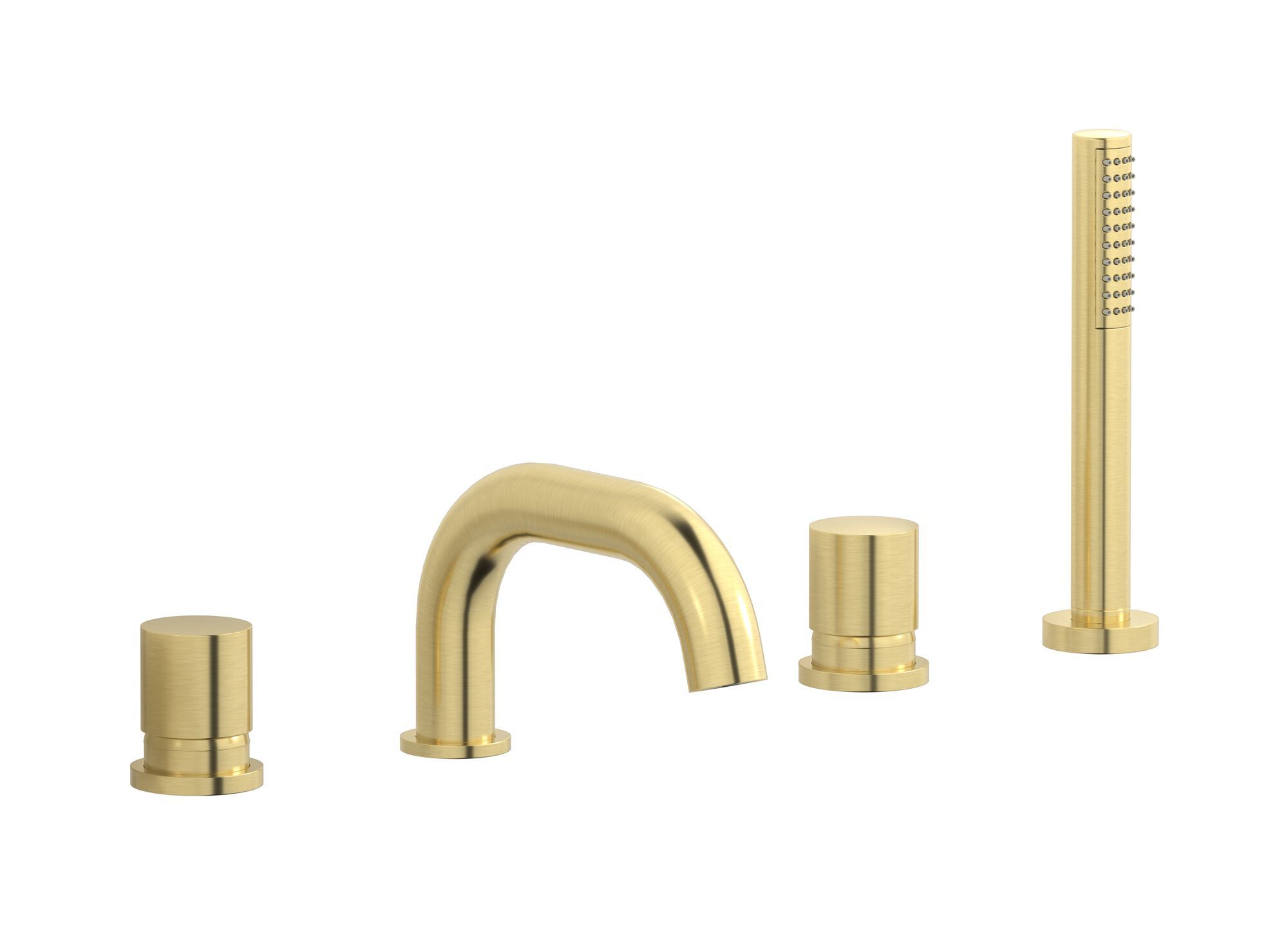 Смеситель для ванны с 4 отверстиями и ручным душем IB Brera ARCH-00040915 - Вид №3