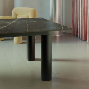 Стол для настольного тенниса из керамогранита и металла