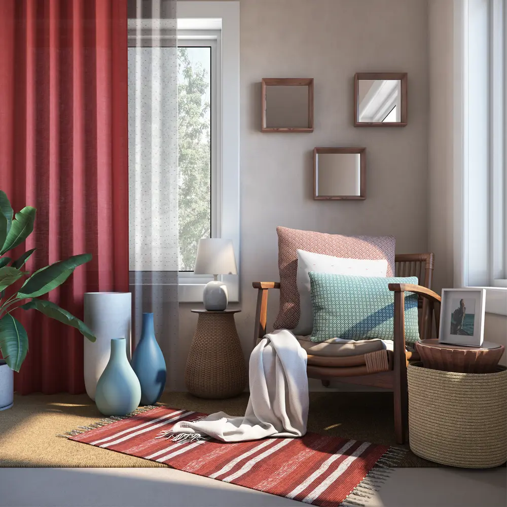 Ковер хлопок Inspire Ilyana 70x100 см, цвет розовый 82345290 STLM-2028277  - Вид №4