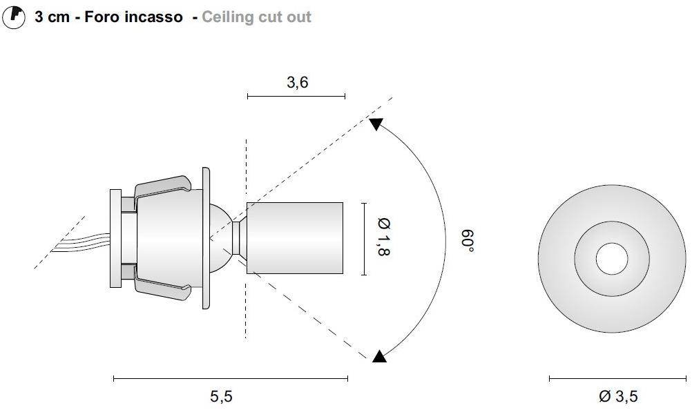 EGOLUCE Освещение для алюминиевой мебели Snorky 6313  - Вид №2