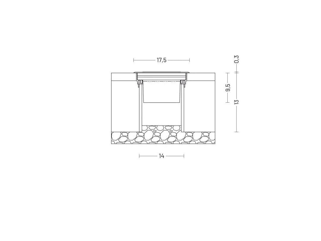 Открытый алюминиевый светодиодный маркер [LND] общие ARCH-00039358 - Вид №20