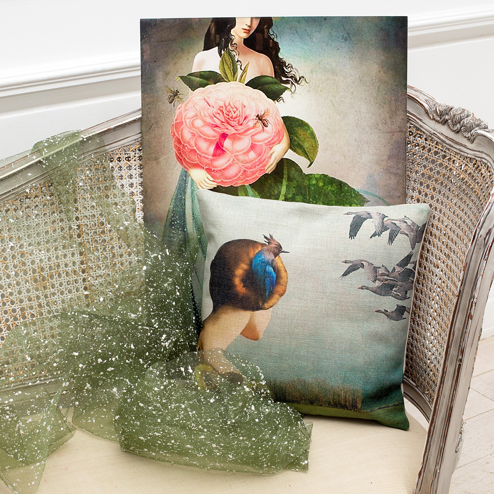 2719127 Декоративная подушка «Перелетные птицы» Object Desire  - Вид №2