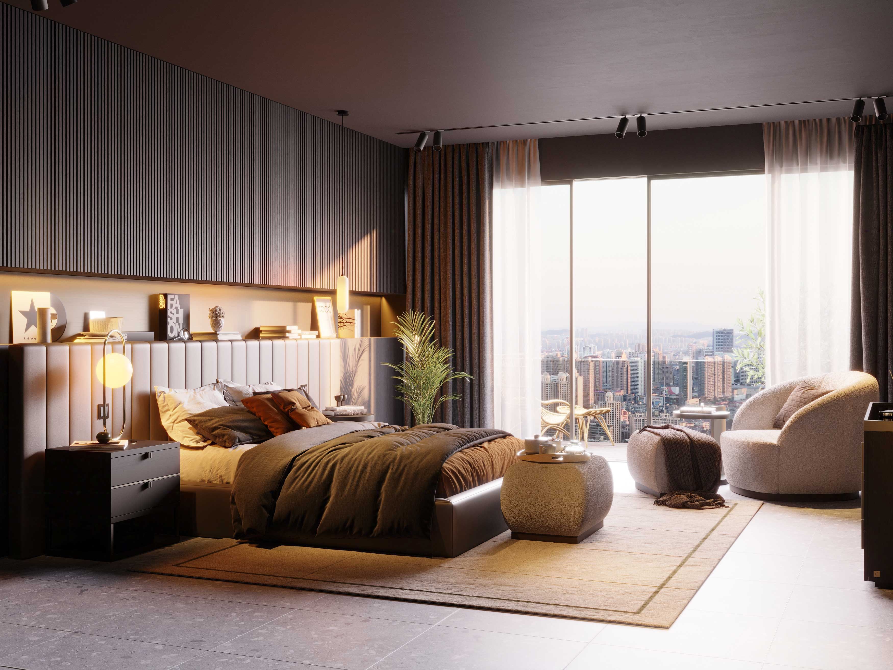 Прикроватная тумбочка из шпона Stylish Club ARCH-00085848 - Вид №5