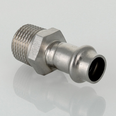 VTi.901.I.003506 Пресс-фитинг из нержавеющей стали с наружной резьбой Valtec 35 мм х 1"  - Вид №5