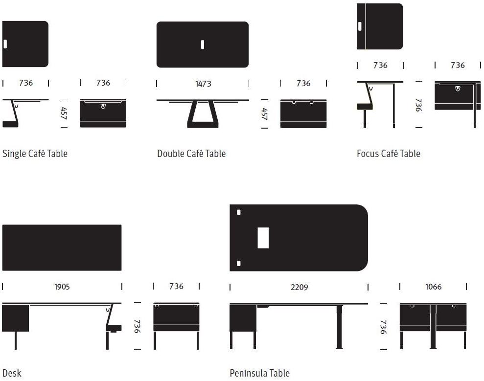 Herman Miller Офисный остров для кофе-брейка Public office landscape sun-id-1427439 - Вид №3