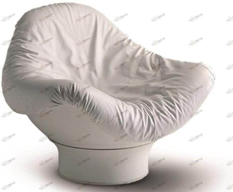 Longhi Вращающееся кресло из дакрона с подставкой для ног Bellagio – in&out collection X 125