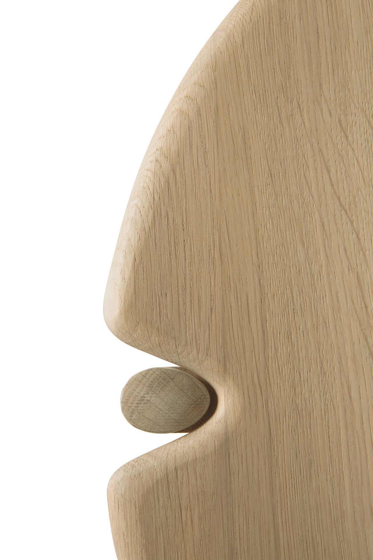 Высокий круглый журнальный столик из дуба Ethnicraft PI ARCH-00076640 - Вид №6