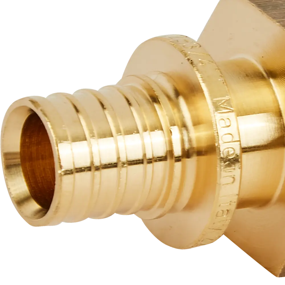 Переходник STOUT 16×3/4" для трубопроводов из никелированной латуни 82197776 STLM-0021687 - Вид №1