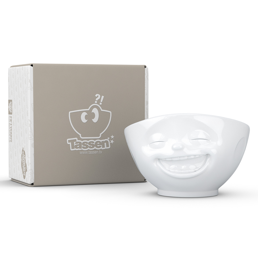 T01.07.01 Чаша tassen laughing 500 мл белая Tassen by FIFTYEIGHT PRODUCTS  - Вид №1