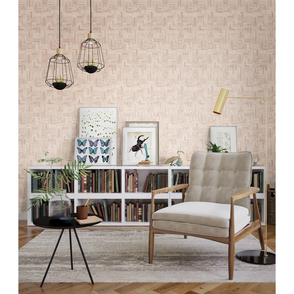 Обои Palitra Home Labirint - геометрическая элегантность в бежевых тонах 14777339 STLM-0005102 - Вид №4