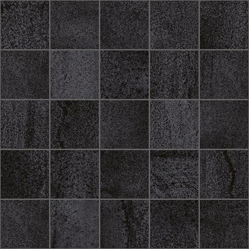 90583314 Керамическая плитка Декор мозаичный чёрный MM34034 25х25. Metallica STLM-0294753 LAPARET