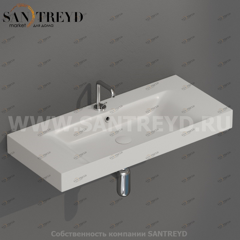 355059 Пьедестал для раковины прямоугольная Kerasan Tribeca
