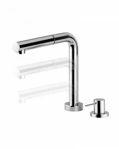 Латунь. 297. Miscelatore Cucina Sottofine Quadrodesign