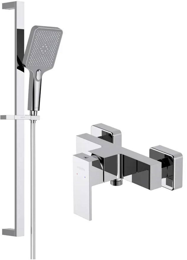 91745327 Душевой комплект Aquatek Либра AQ1632CR Set 2 в 1 STLM-0985330