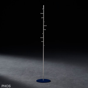 GSTH10F-BPB Вешалка для одежды с 10 струящимися крючками, основание: синее. PHOS