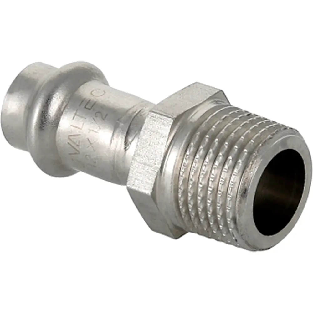 Переходник Valtec 3/4"x22 мм НР нержавеющая сталь 82491567 STLM-2183000 