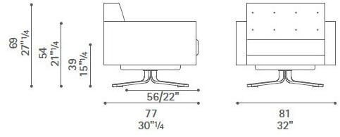 Poltrona Frau Модульный кожаный диван La collezione - divani e poltrone sun-id-1379532 - Вид №16