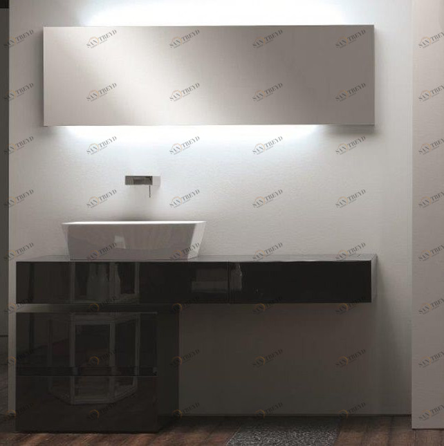 Toscoquattro Зеркало 165 см с горизонтальной подсветкой Specchiere 09LS10