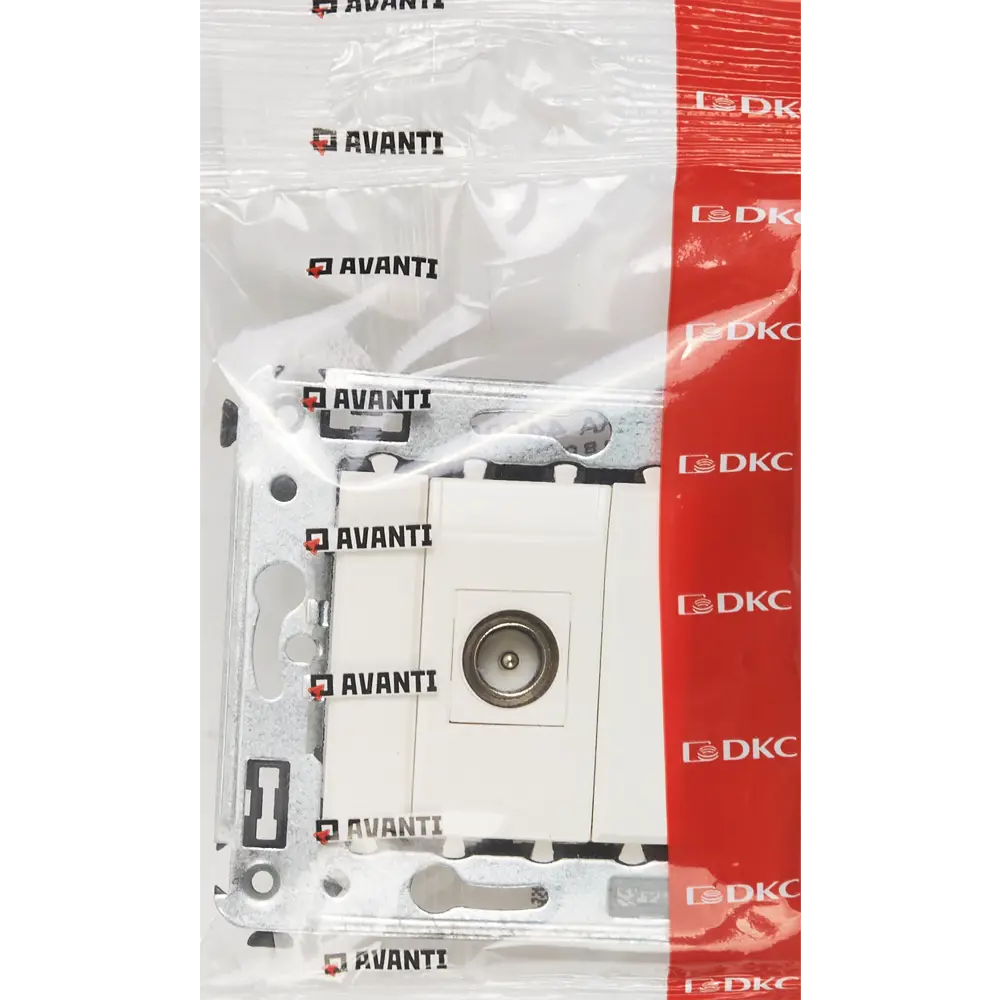 Розетка телевизионная встраиваемая DKC Avanti без заземления цвет белое облако STLM-2180829 - Вид №4