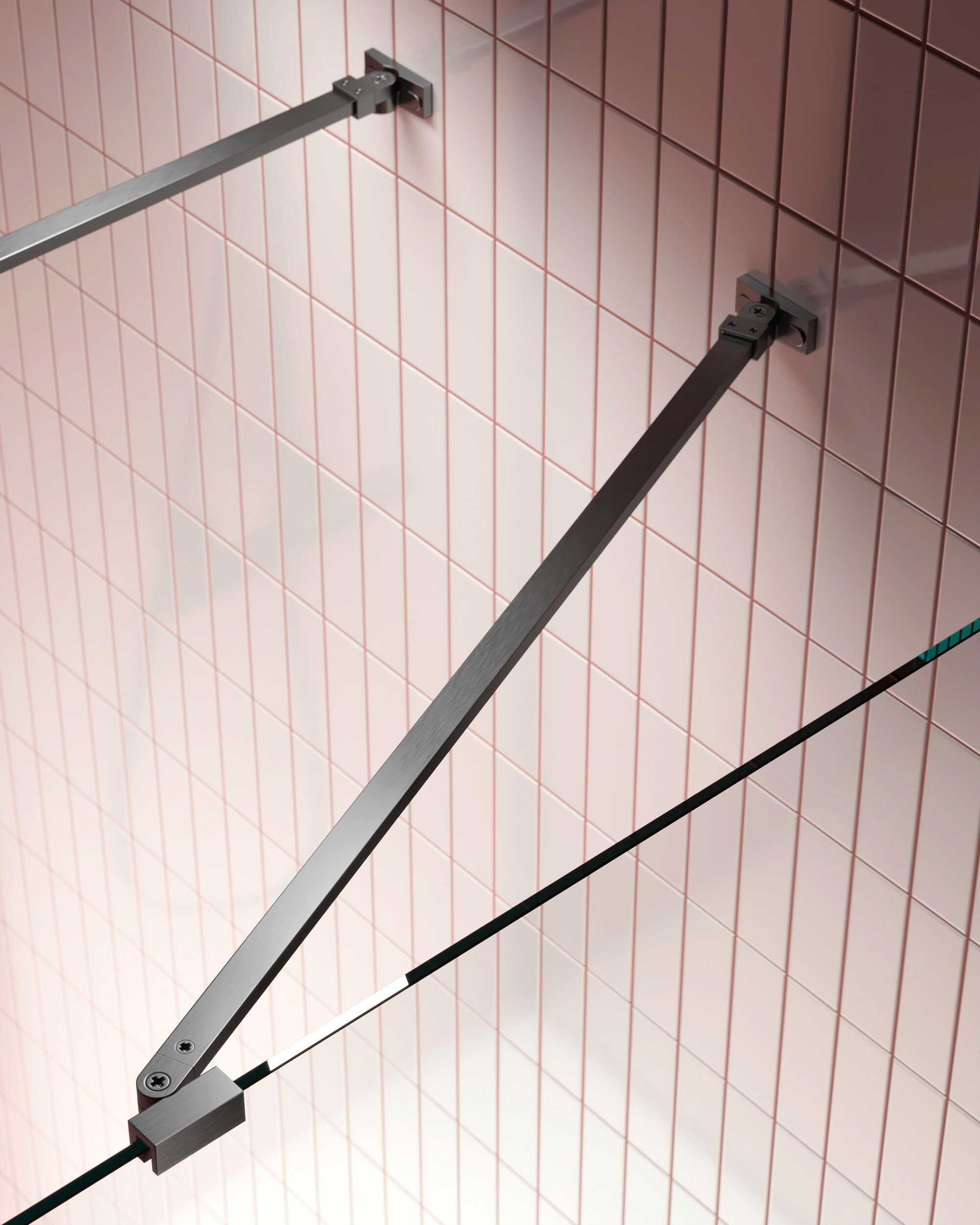 Алюминиевый и стеклянный душ TAMANACO N8PAR53 ARCH-00074280 - Вид №5