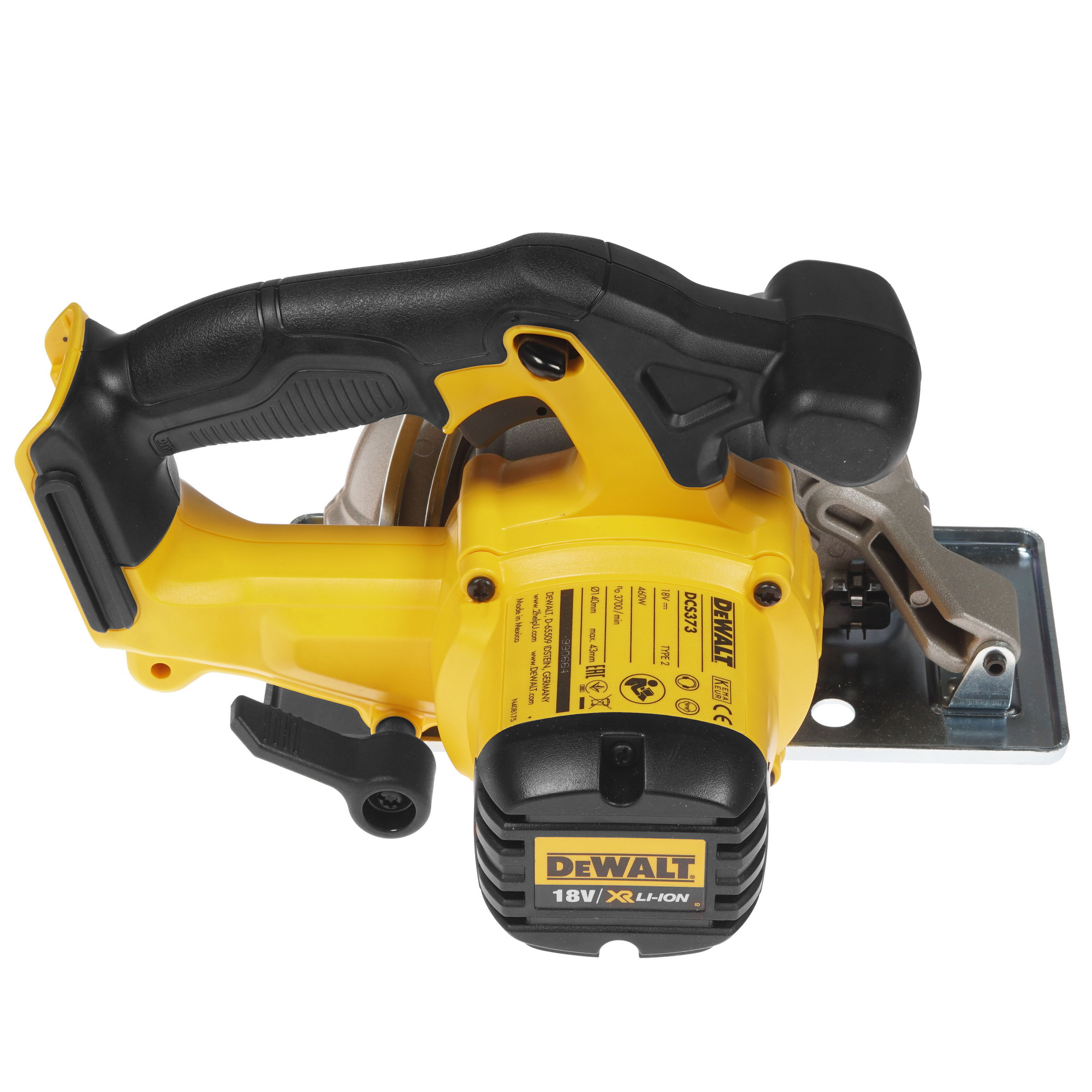Пила дисковая DeWalt DCS373N XR FLEXVOLТ 18/54V 5437911 STDN-0077857 - Вид №3