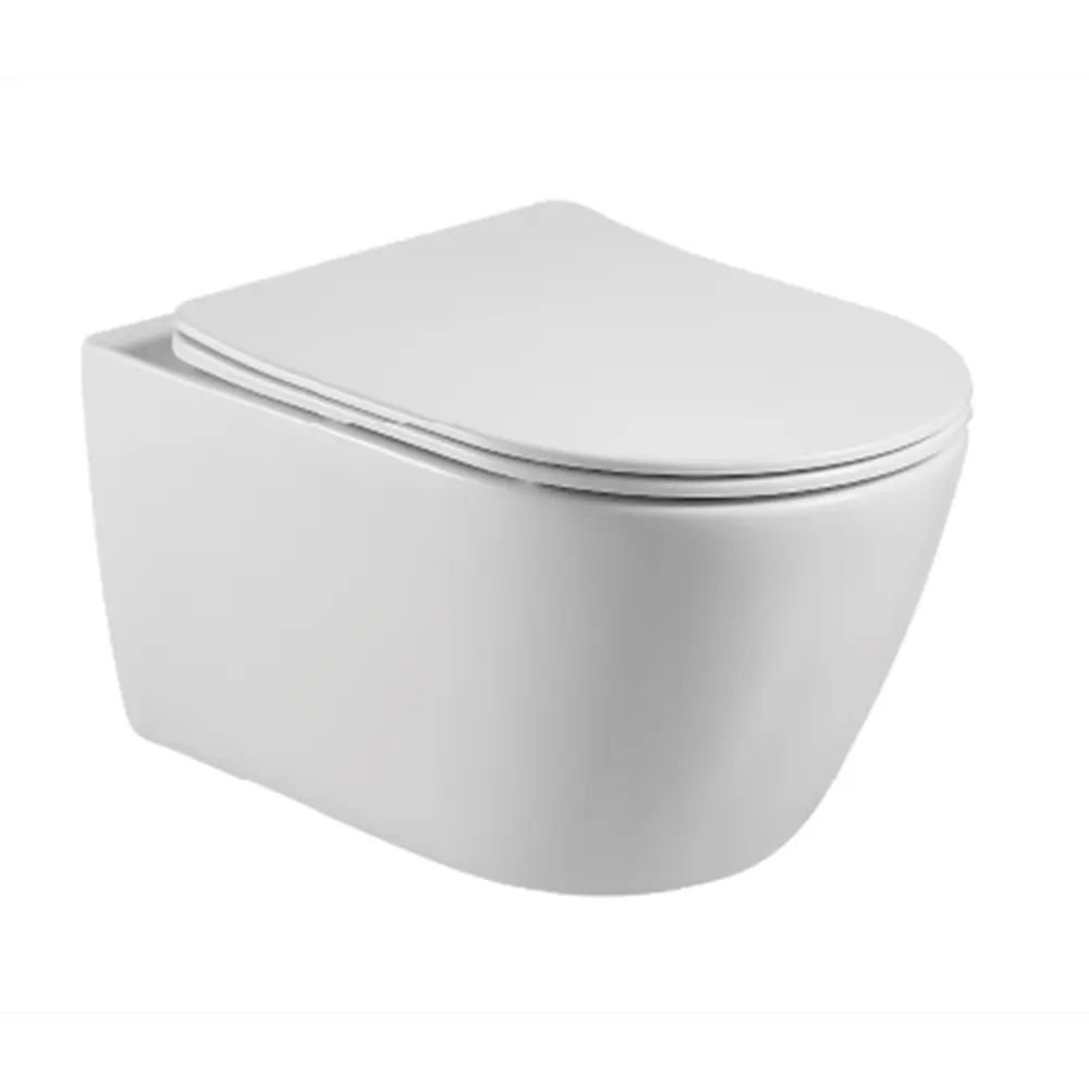 Комплект инсталляция Grohe Rapid SL 39501000 с унитазом Aquatek Бетта AQ1253W-00 безободковый с микролифтом клавиша цвет хром 88878367 STLM-2085517 - Вид №1