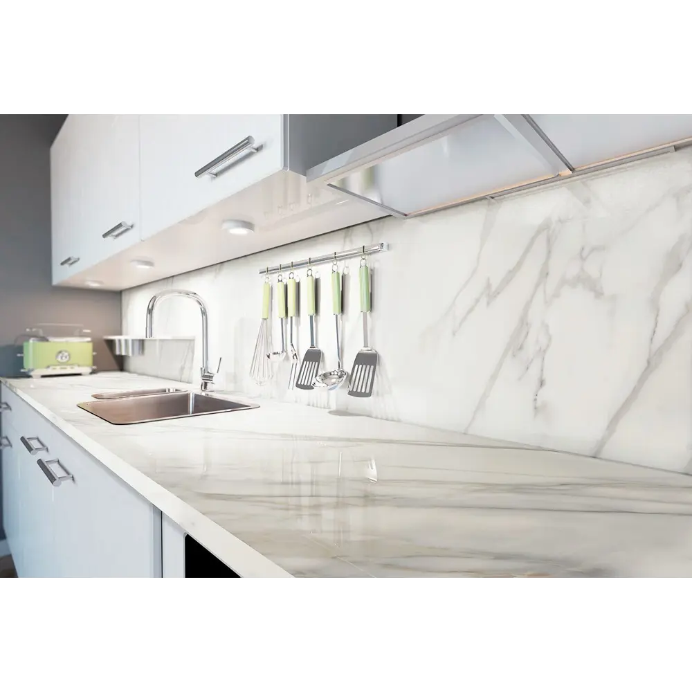 LAKO DECOR Самоклеящиеся ПВХ панели под мрамор для стен 89379623 STLM-1530939 - Вид №9