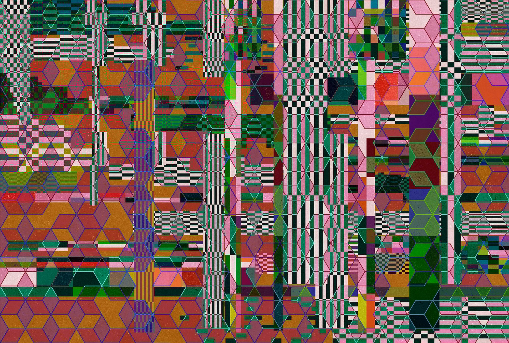 Нетканые моющиеся геометрические обои Architects Paper Walls by Patel III ARCH-00053832 - Вид №2