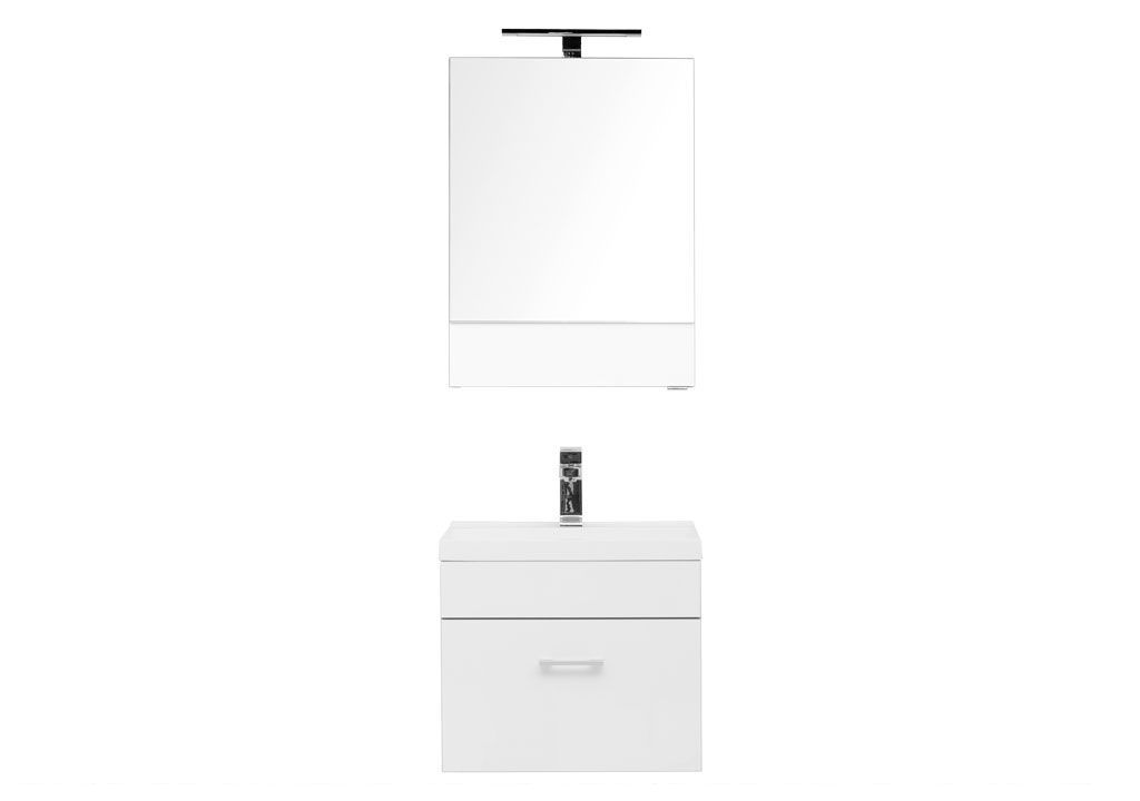 Мебель для ванной Aquanet Верона NEW 50 белый (подвесной 1 ящик) 00231053 - Вид №2