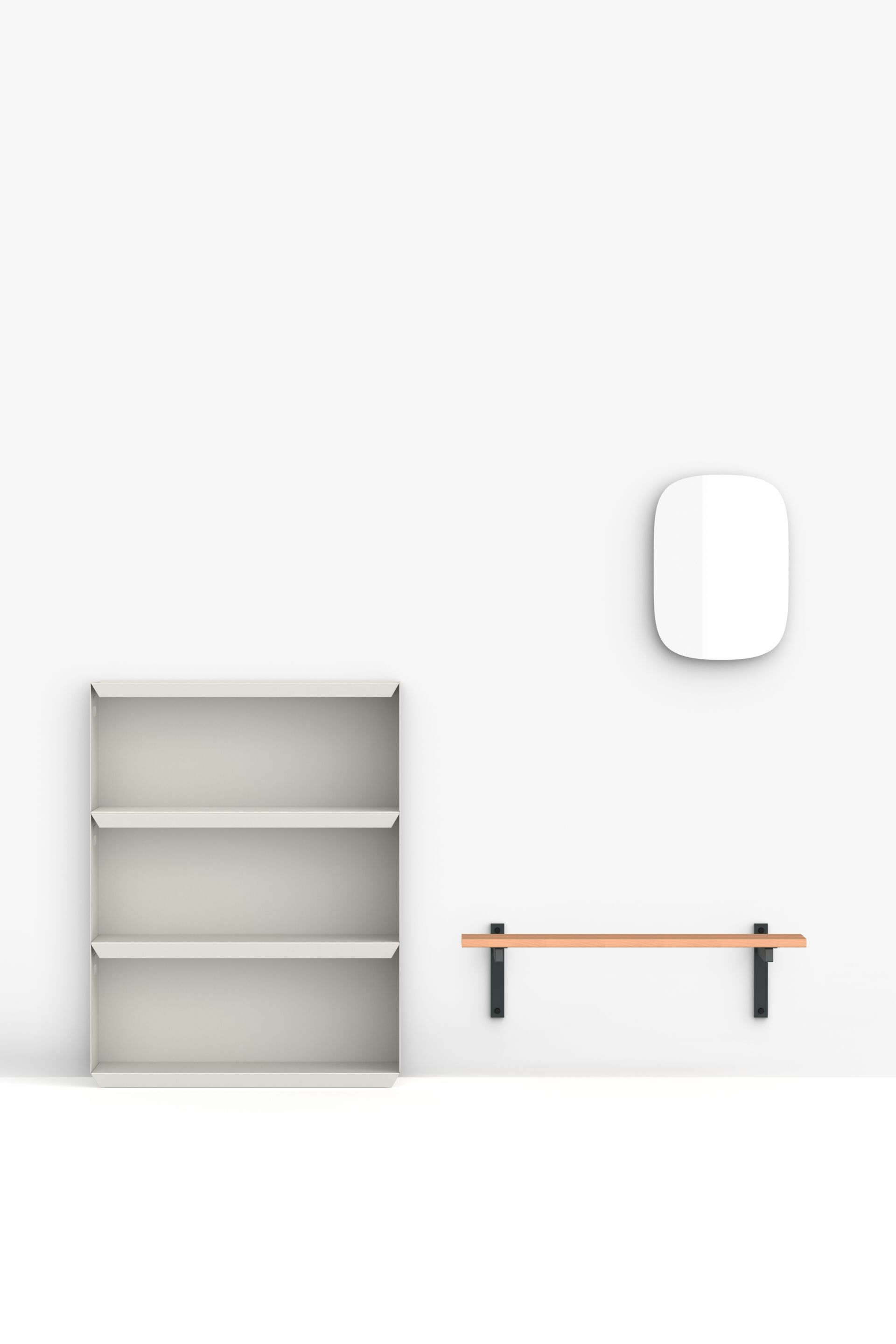 Настенное стеклянное зеркало FUNCTIONALS слайд ARCH-00054192 - Вид №23