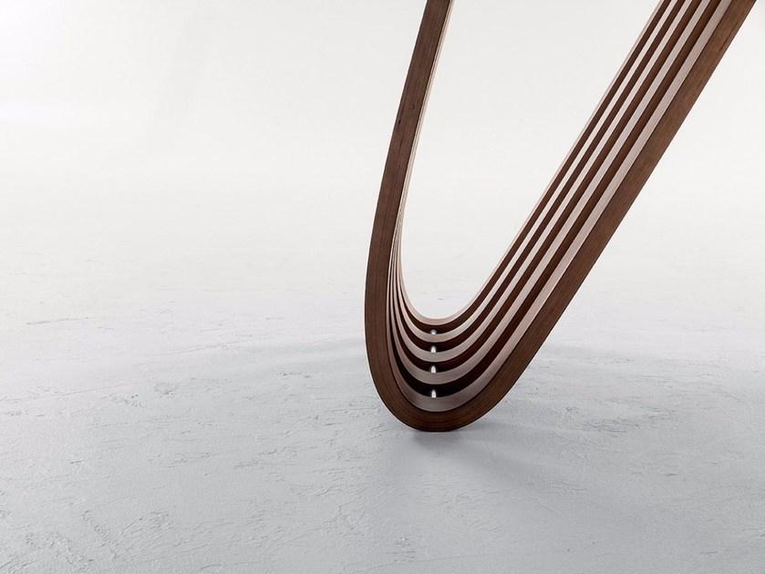 Tonin Casa Прямоугольный стол для гостиной из дерева и стекла Arpa sun-id-1402158 - Вид №4