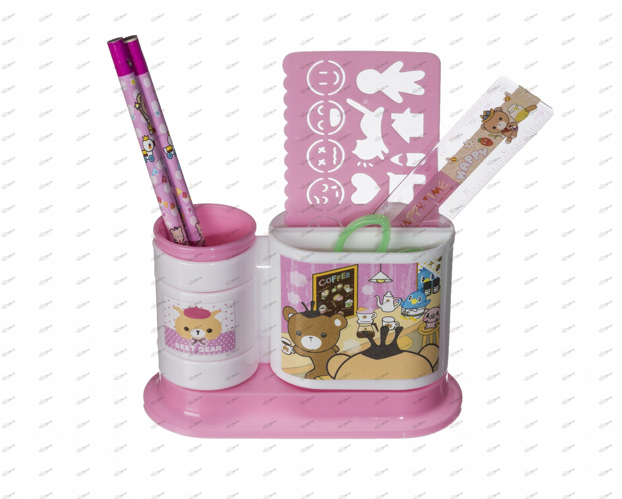 Подарочный набор канцтоваров розовый MEALUX EVO  261298 Розовый Santreyd 