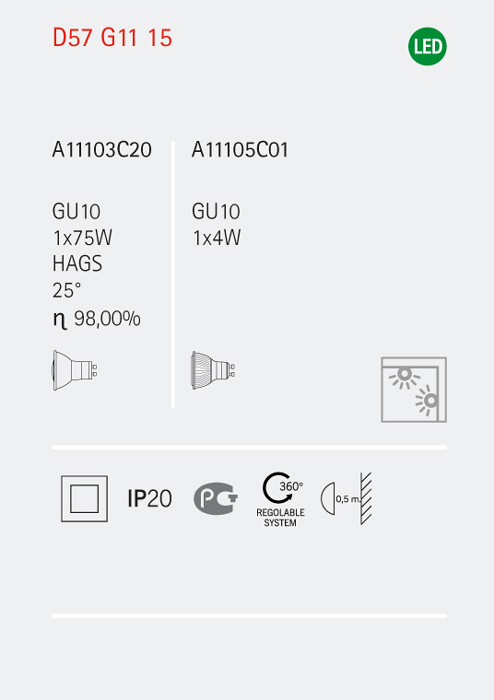 Светильник настенно-потолочный синий Fabbian D57G1331 FABBIAN  00-3882503 Синий  - Вид №4