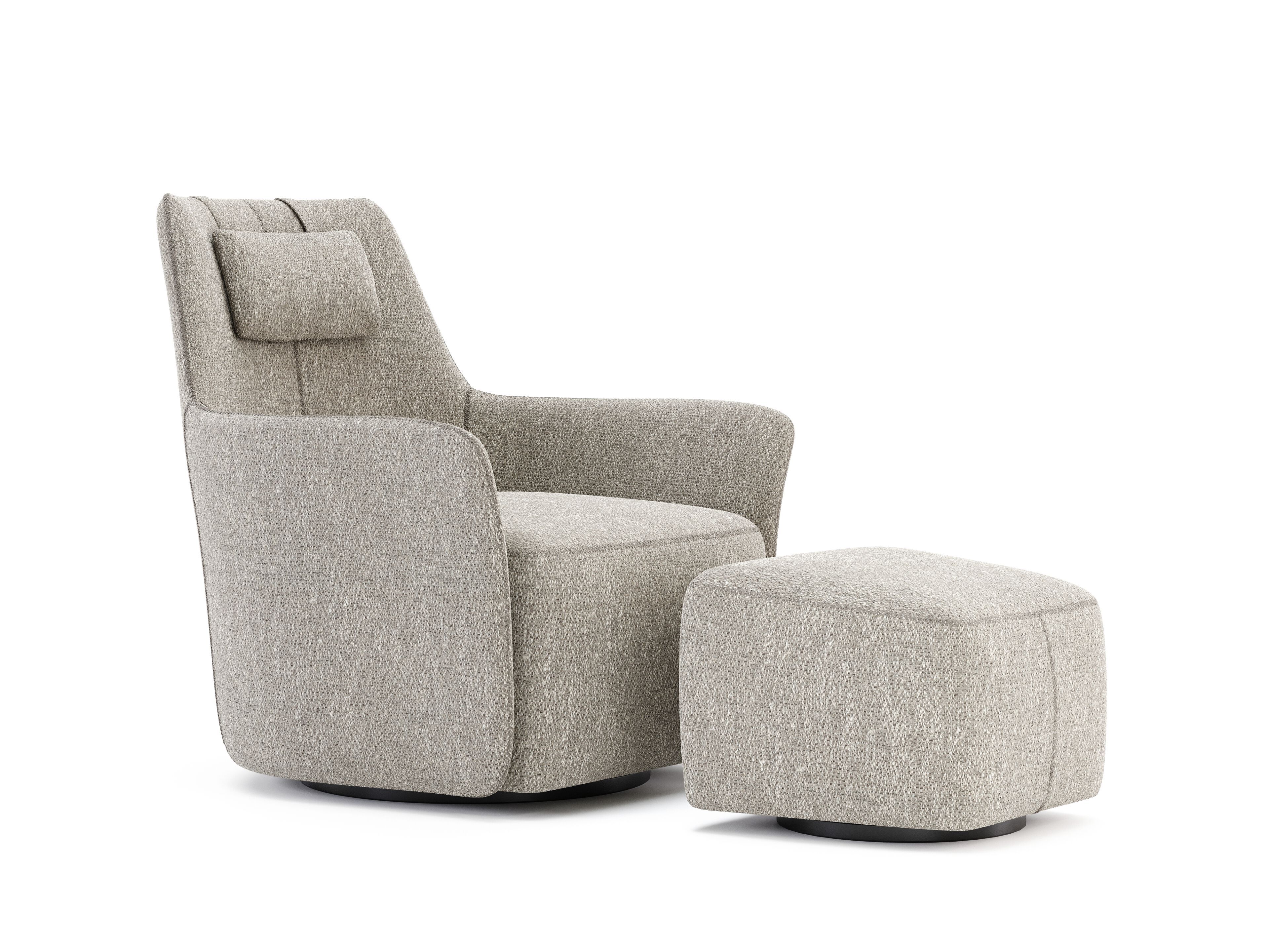 Прямоугольный пуф из ткани Domkapa Александр ARCH-00043258 - Вид №1