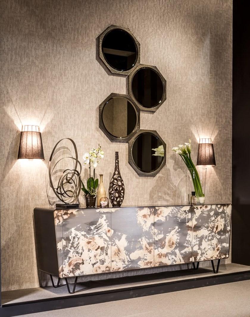 Cantori Круглое настенное зеркало из кованого железа sun-id-1448417 - Вид №1