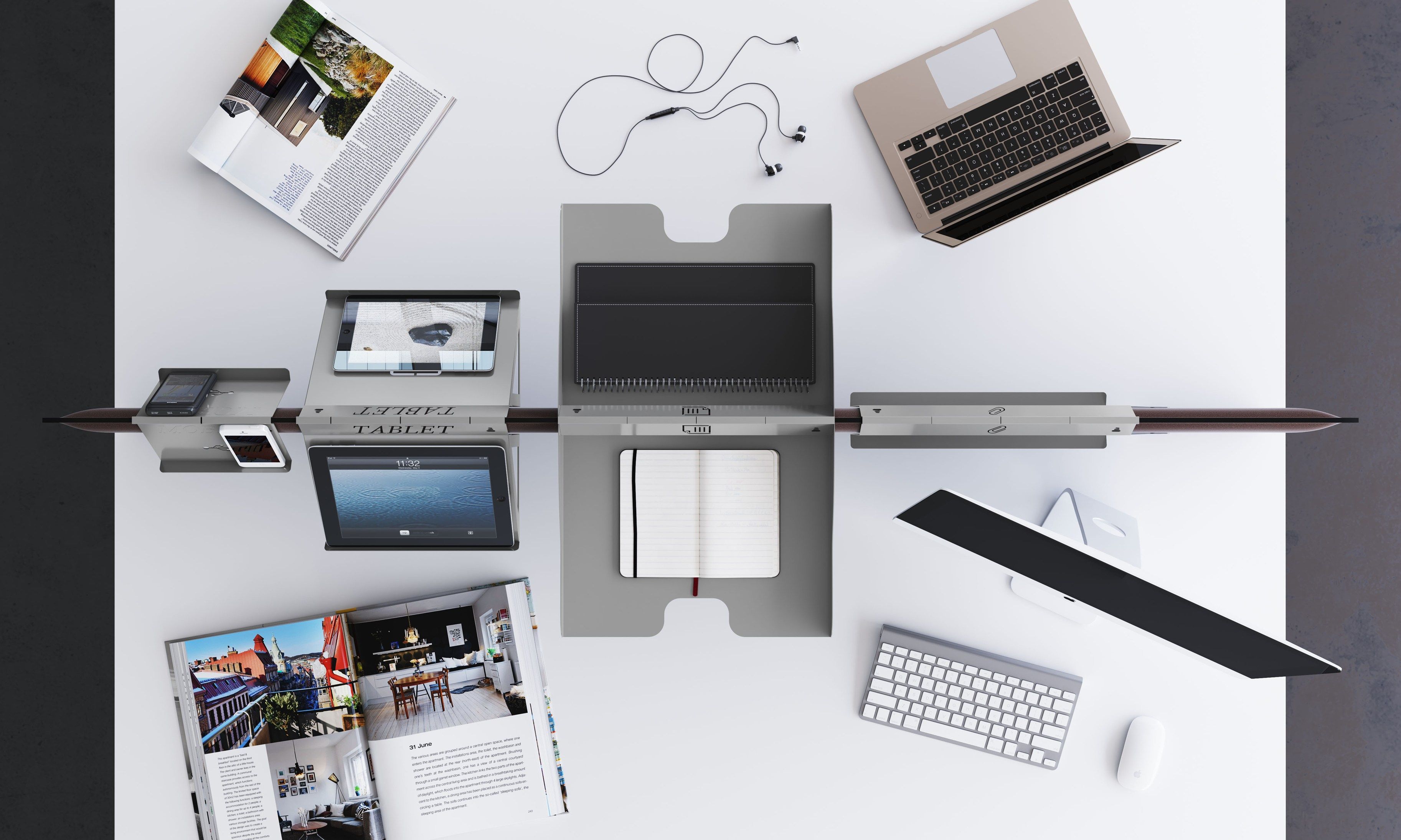 Настенный держатель планшета Steelbox by Metalway ARCH-00048570