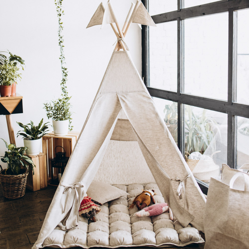 Тканевая корзина из льна VAMVIGVAM ЛЕН 282057 Бежевый Santreyd  - Вид №6