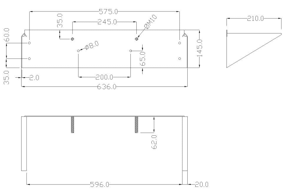 Держатель для раковины из нержавеющей стали Ponte Giulio Older ARCH-00136391 - Вид №2
