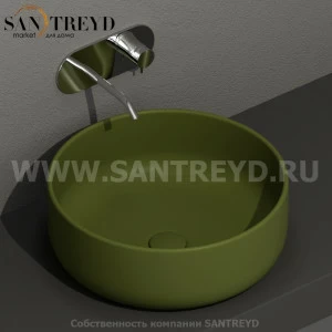 430211 Накладная раковина на столешницу  круглая Kerasan Nolita