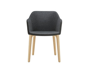 Мягкий тканевый стул с подлокотниками