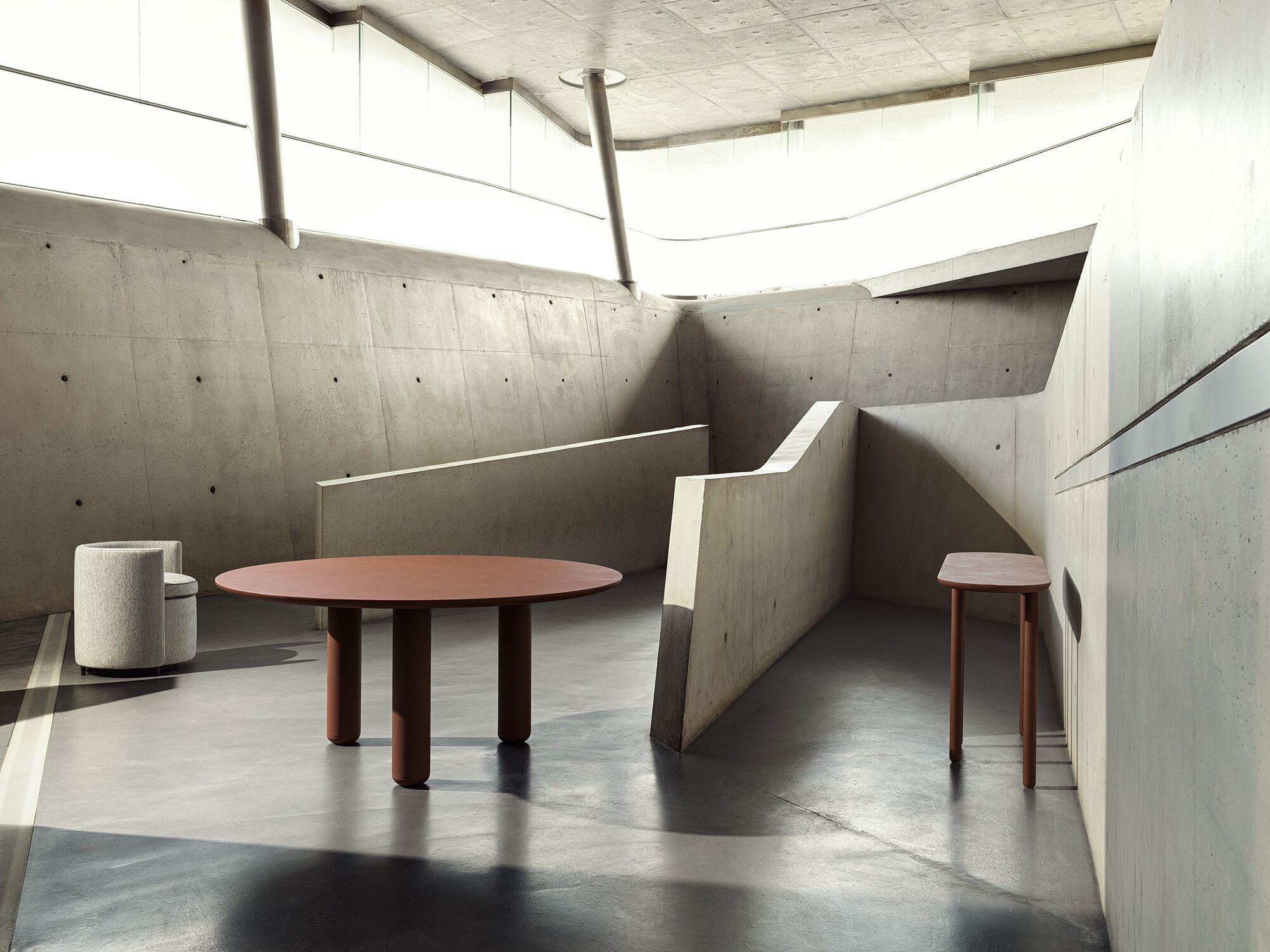 Круглый деревянный стол Frigerio Roll-O ARCH-00125057 - Вид №3