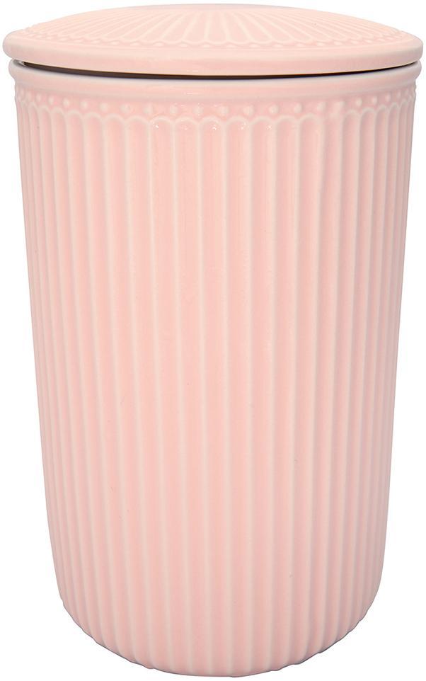 Банка для хранения Alice pale pink 21 см Greengate STWSTJALALI1902