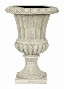 Ваза напольная классическая 66 см серая с патиной "Грасс" LE-VILLAGE FLORERO 044764 Серый