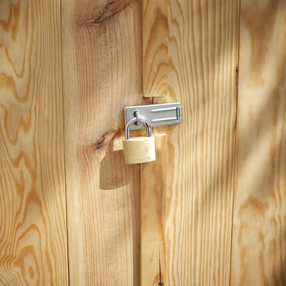 Навесной замок Standers для подсобных помещений в латунном корпусе 82247291 STLM-0023053 - Вид №4