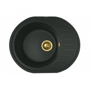 Zorg GR 620 Black Bronze Мойка кухонная овальная Zorg